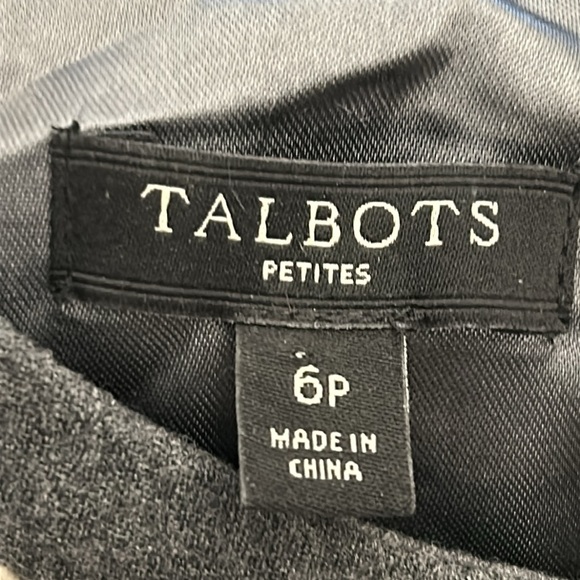 Talbots Luxurious Wool Shift Dress in Gray, Cream & Silver Winter US 6P - J2165 - Picture 9 of 9